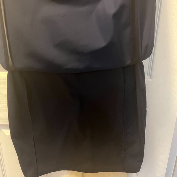 Lauren Ralph Lauren Navy Sleeveless Sheath Dress Size 12 Classic Work - Picture 8 of 11